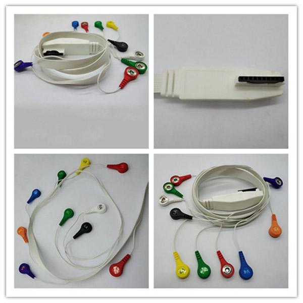 AHA Mortara 10lead Holter ECG Cáp Phản hồi nhanh Kết nối Snap Monitor