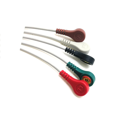 0.9m Telemetry Mindray Transmitter Cable AHA IEC TPU For Monitor